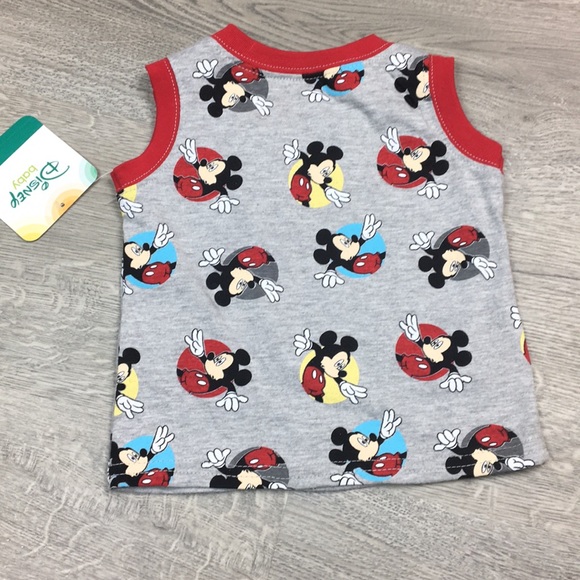 2 pc Mickey Short & Shirt set - Picture 3 of 7